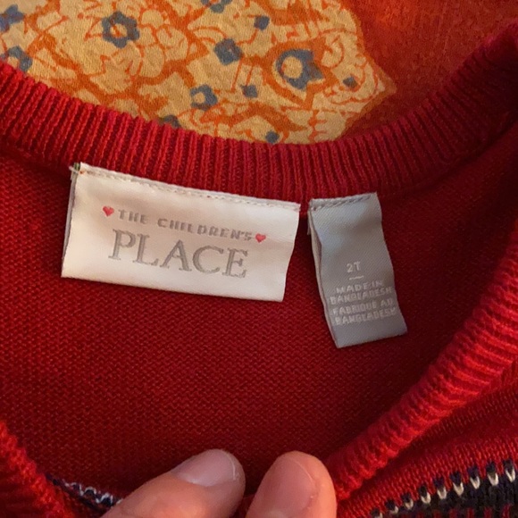 NWOT The Children’s Place Holiday Sweater - Picture 2 of 2